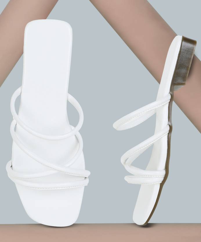 Women Flats Sandal (White) - Image 2